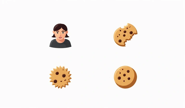 Ikony reprezentujące różne typy plików cookie: niezbędne, analityczne, funkcjonalne, reklamowe